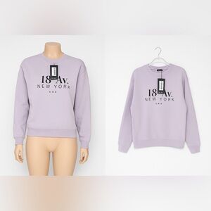 701 Nasty Gal Light Purple Crewneck Sweater